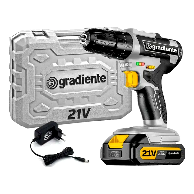 teste Parafusadeira Furadeira de Impacto Gradiente 3/8" GPB21VW