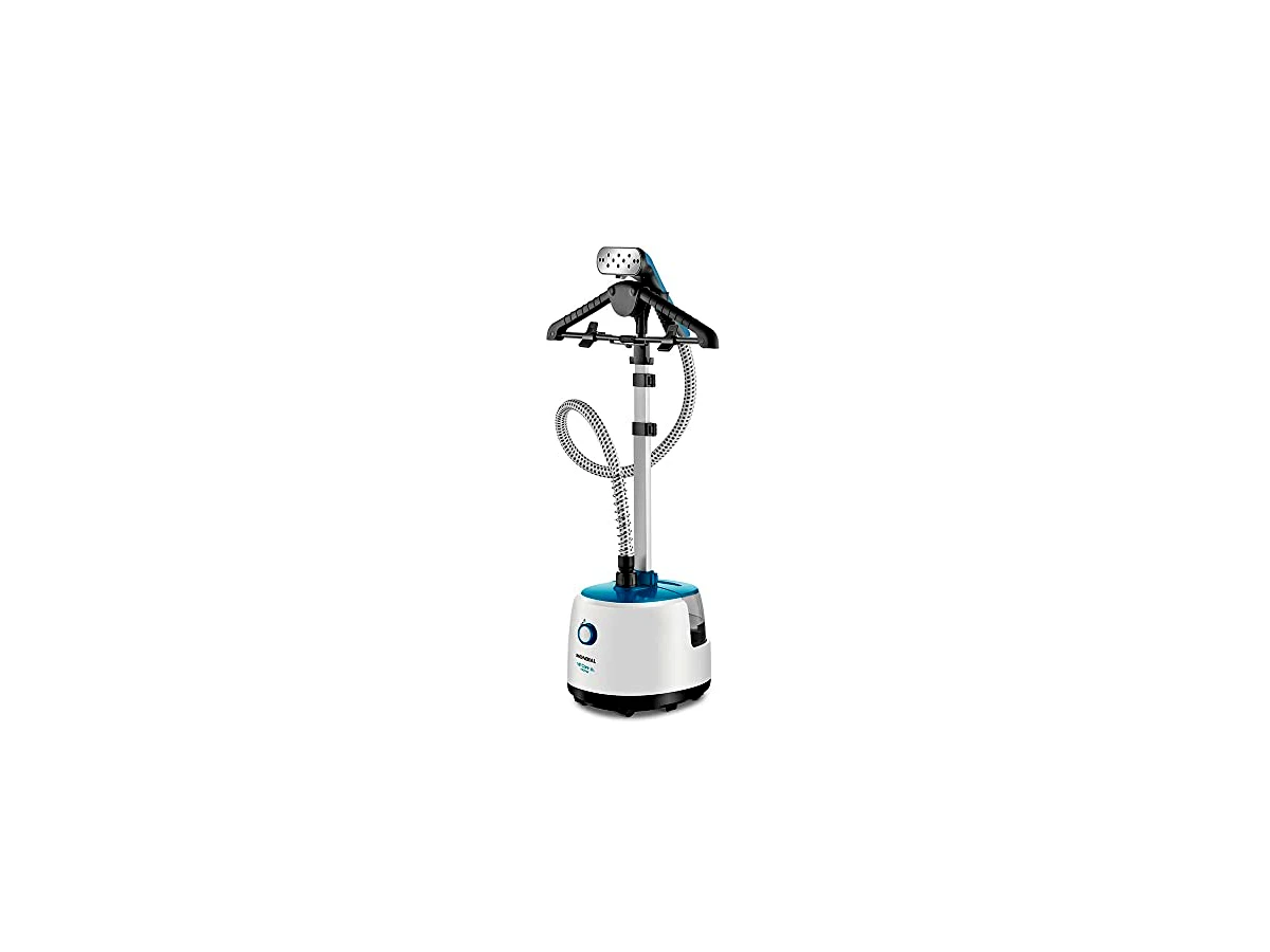 Passadeira a Vapor Vertical Mondial VIP Care VP-07 Branco/Azul 1800W