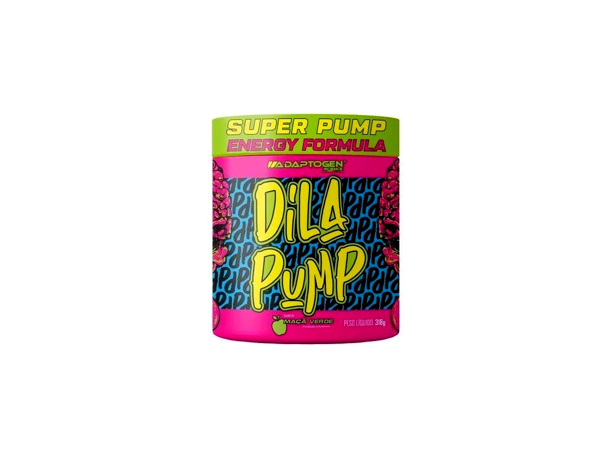 Pré-Treino Dila Pump Stim-Free Sabor Maçã Verde 318g - Adaptogen Science