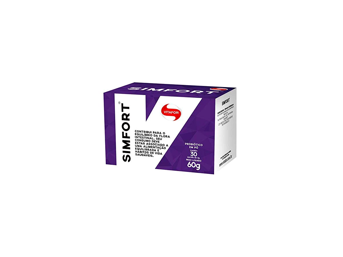 Vitafor Simfort Probiótico 5 Cepas 30 Sachês de 2g