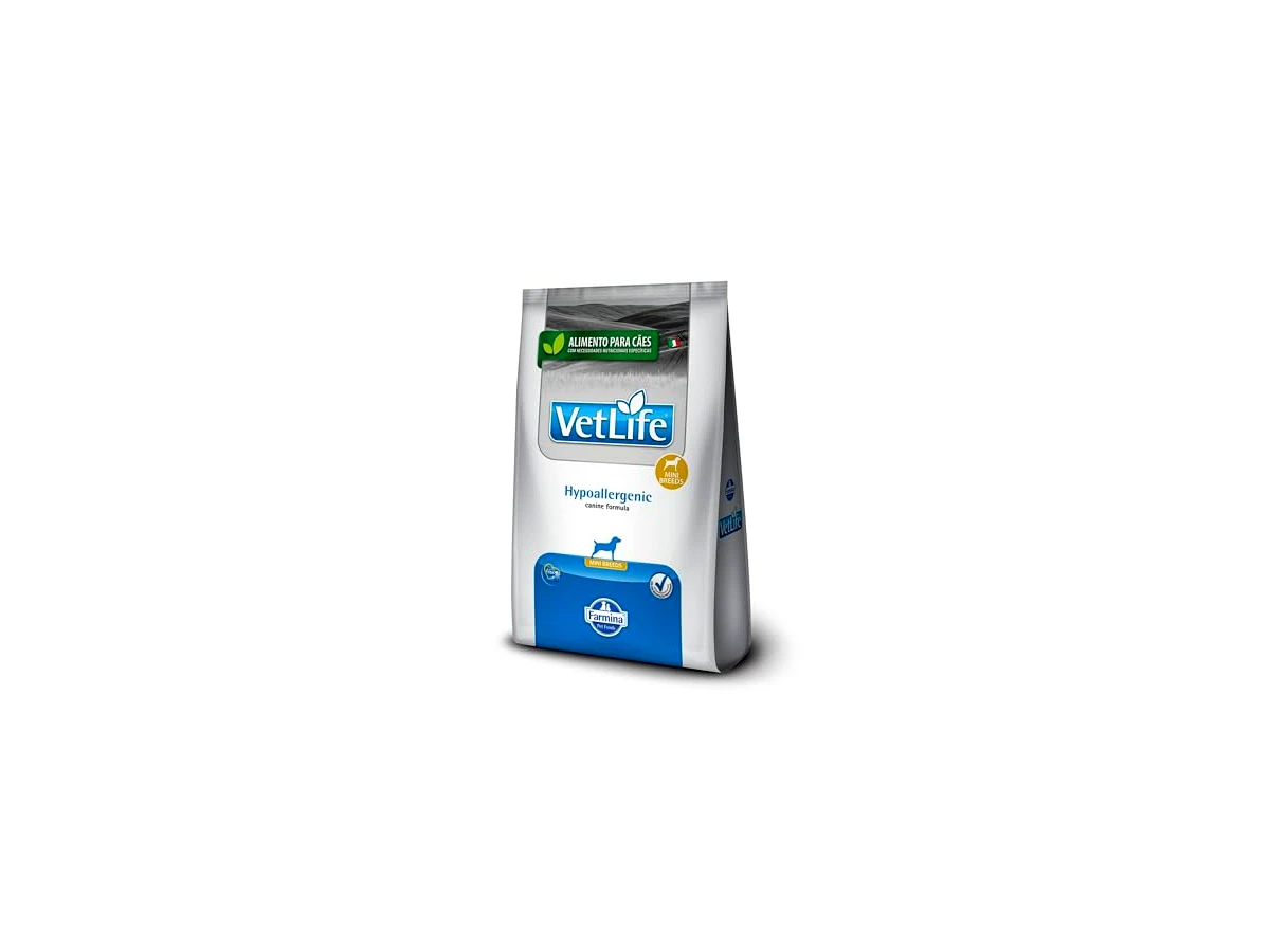 VETLIFE Ração Farmina Vet Life Natural Hypoallergenic Para Cães Mini - 2Kg