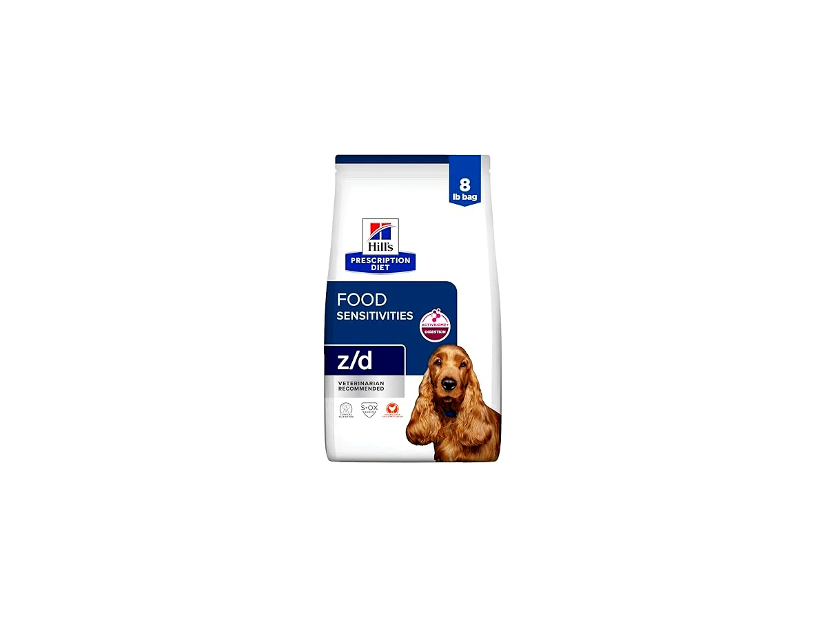 Hill's Prescription Diet z/d Sensibilidades Alimentares e da Pele Coadjuvante Ração Seca Cães Todos os Portes Adultos 3,63kg