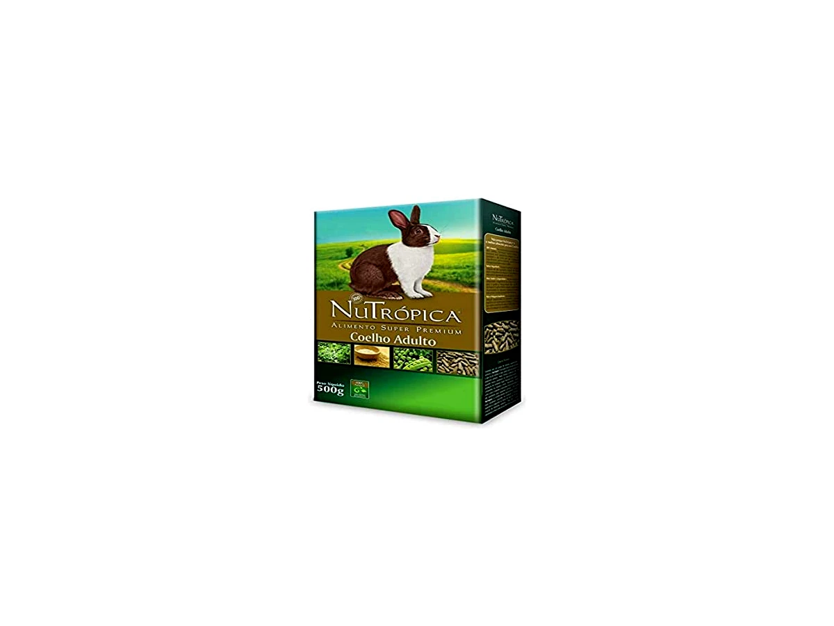 Ração NuTrópica Super Premium para Coelhos Adultos - 1,5 kg