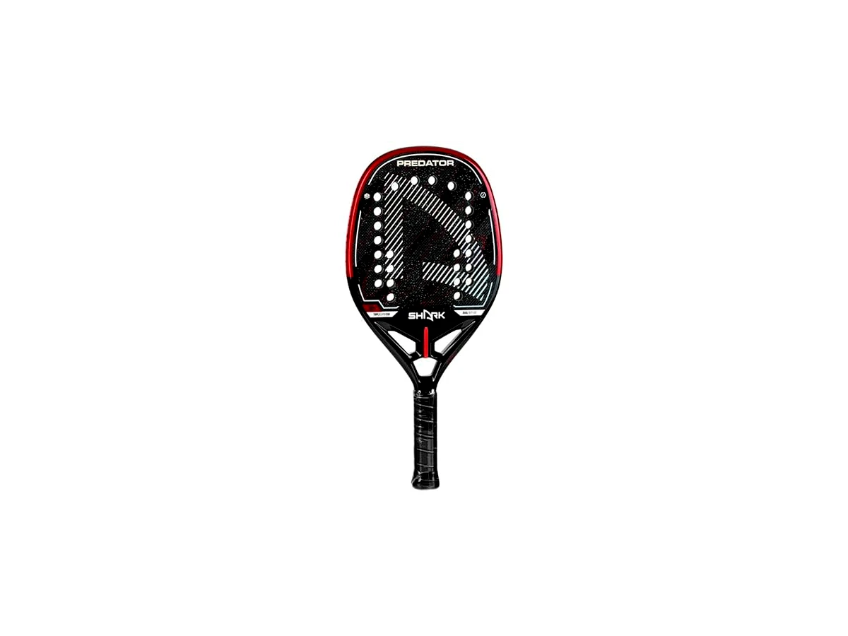 Raquete de Beach Tennis Shark Predator 2024 Full Carbon 3K