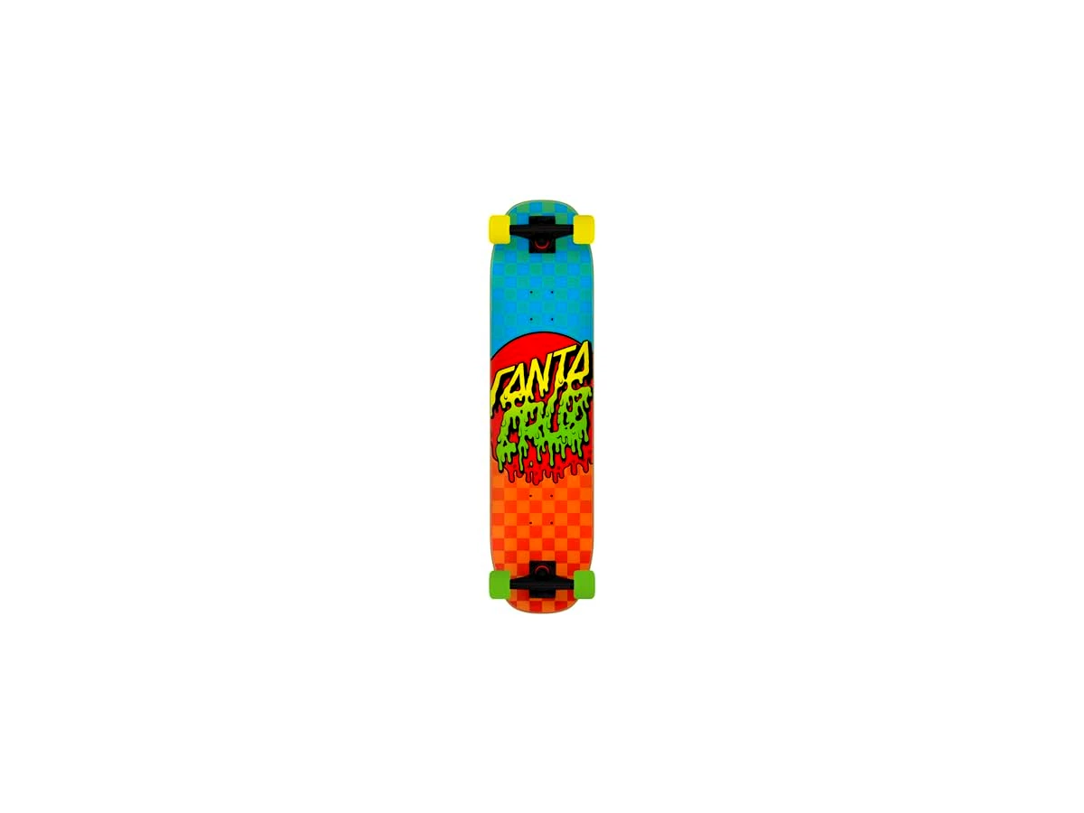 Skate Montado Santa Cruz Classic Dot Full 8.0" x 31.25" com Trucks Bullet e Rodas OJ 52mm