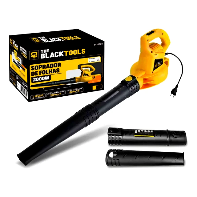 teste Soprador de Folhas The Black Tools Elétrico 2000W BSF2000