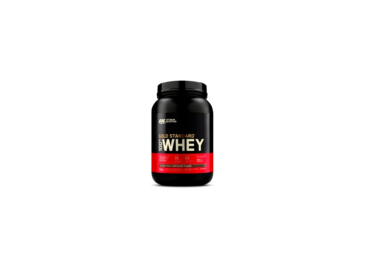 Whey Protein Gold Standard 100% Whey Sabor Double Rich Chocolate (907g) - Optimum Nutrition