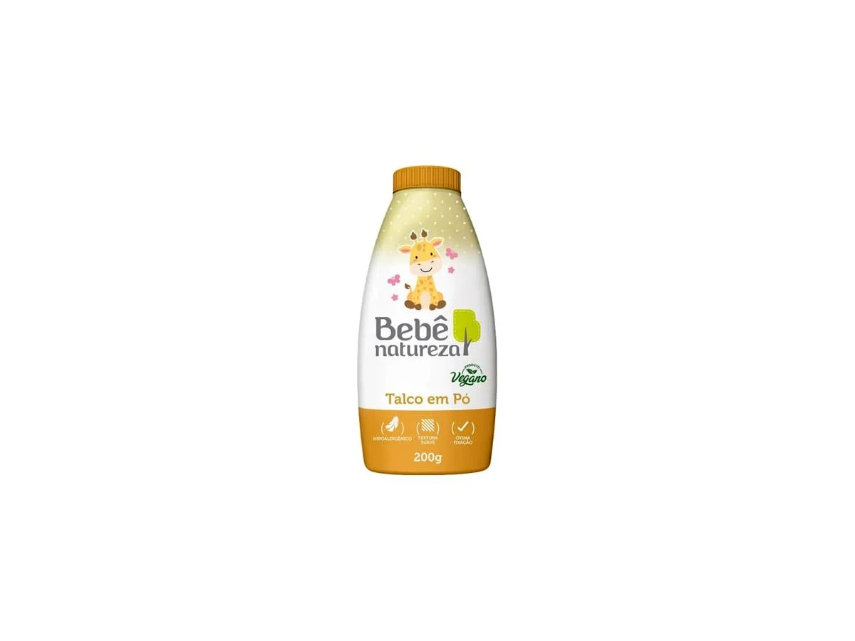 Talco Suave Bebê Natureza 200g